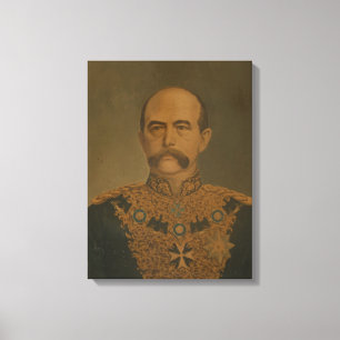 Prince Otto von Bismarck in Diplomat's Uniform Canvas Print