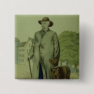 Prince Otto von Bismarck in Friedrichsruh 2 Inch Square Button