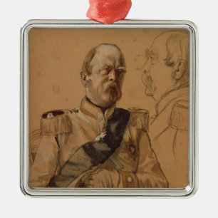 Prince Otto von Bismarck Metal Ornament