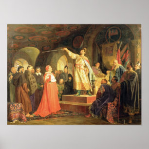 Prince Roman of Halych-Volhynia Poster
