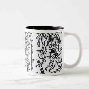 Prince Rupert Hiding in a Bean Two-Tone Coffee Mug