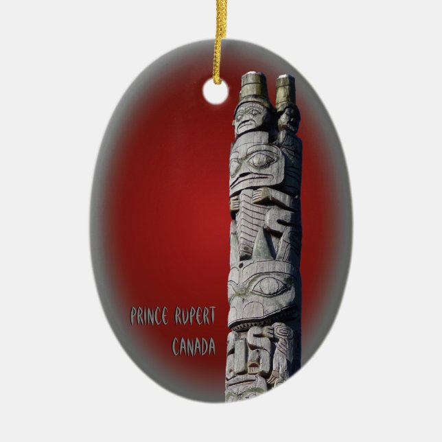 Prince Rupert Ornament Personalized BC Souvenirs (Front)