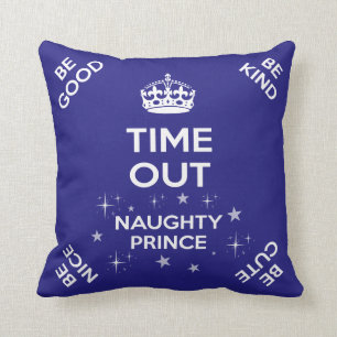 Prince Time Out/Naughty Seat Cushion