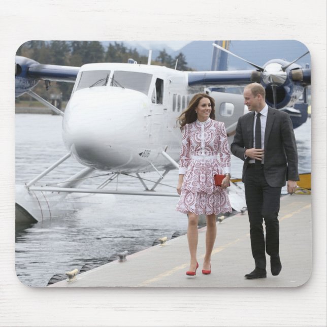 Prince William and Catherine Mouse Pad (Front)