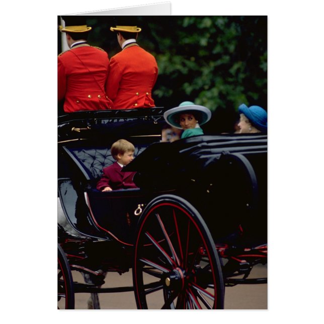 Prince William and Princess Diana on The Mall (Front)