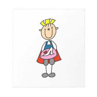 Prince With Glass Slipper Notepad