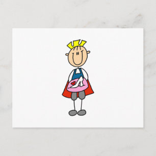 Prince With Glass Slipper Postcard
