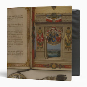 Prince's Diploma investing Otto von Bismarck Binder
