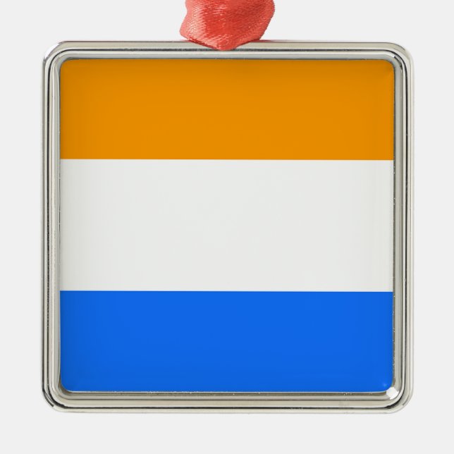 Prince's Flag Metal Ornament (Front)