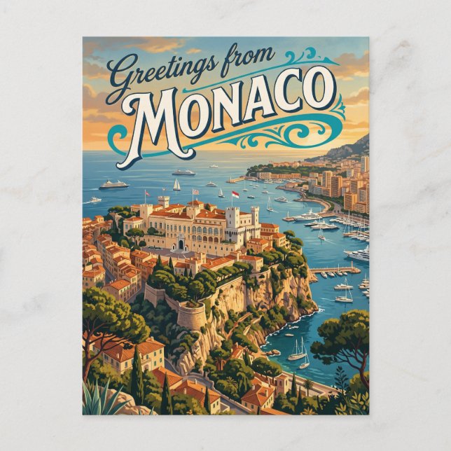 Prince's Palace of Monaco Monaco Postcard (Front)
