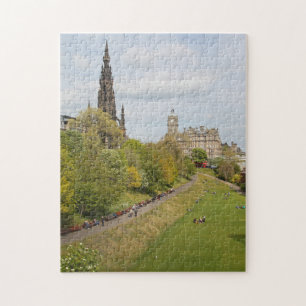 Princes Street Gardens, Edinburgh, Scotland Jigsaw Puzzle