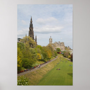 Princes Street Gardens, Edinburgh, Scotland Poster