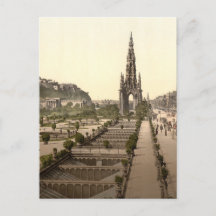 Princes Street, the Castle, and Scott Monument