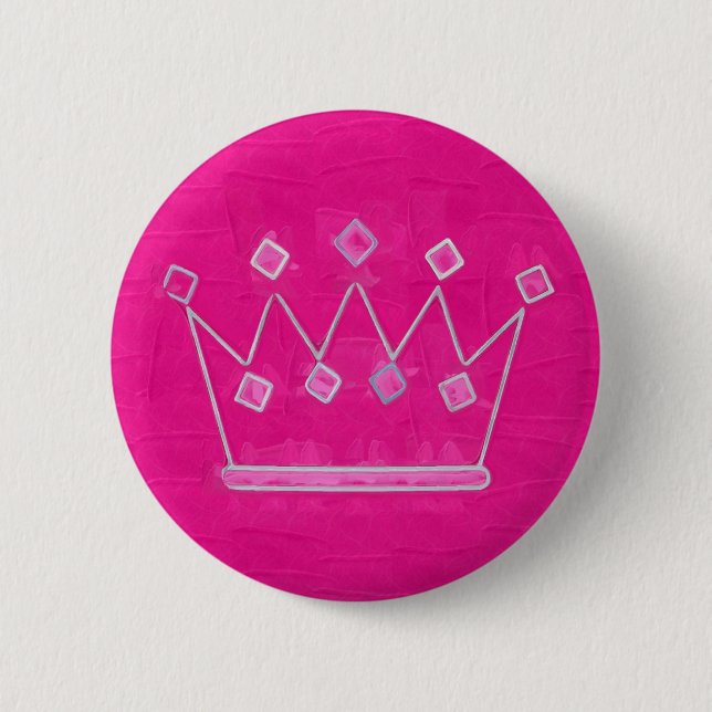 princess 2 inch round button (Front)