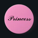 Princess 3 Inch Round Button<br><div class="desc">Princess Button</div>