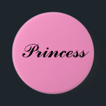 Princess 3 Inch Round Button<br><div class="desc">Princess Button</div>