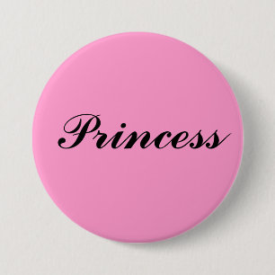 Princess 3 Inch Round Button