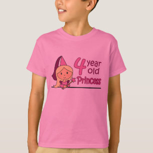 Princess Age 4 T-Shirt