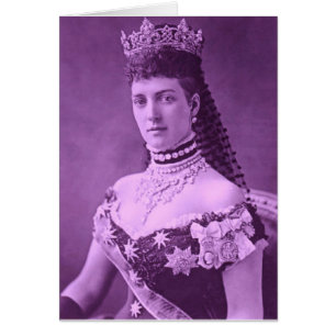 Princess Alexandra of Denmark in lavender