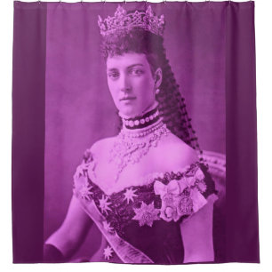 Princess Alexandra of Denmark in purple