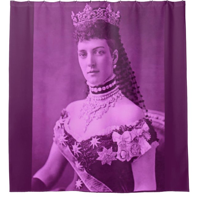 Princess Alexandra of Denmark in purple (Front)