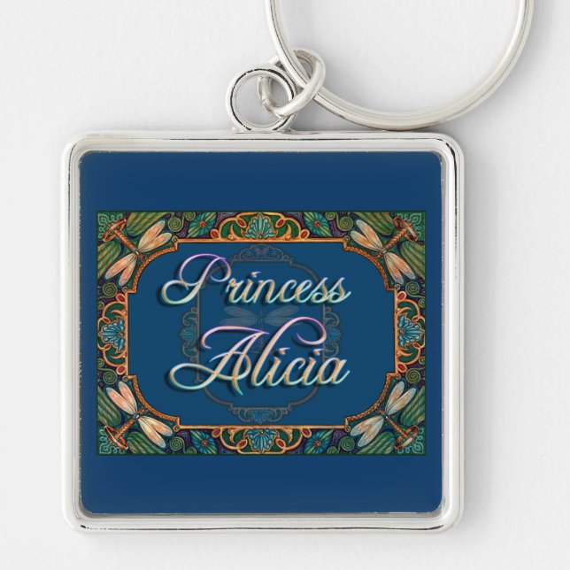 Princess Alicia Keychain (Front)