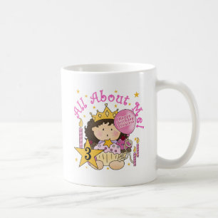 Princess All About Me 3rd Birthday Tshirts Coffee Mug