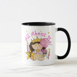 Princess All About Me 3rd Birthday Tshirts Mug