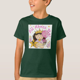 Princess All About Me 4th Birthday Tshirts