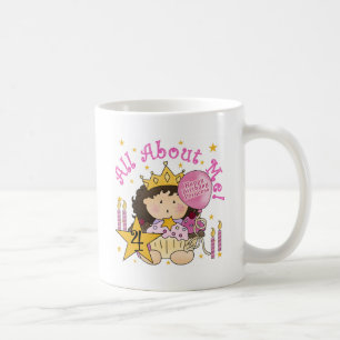Princess All About Me 4th Birthday Tshirts Coffee Mug