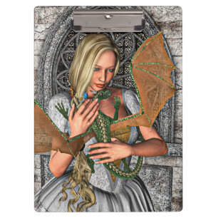 Princess and Dragon Clipboard