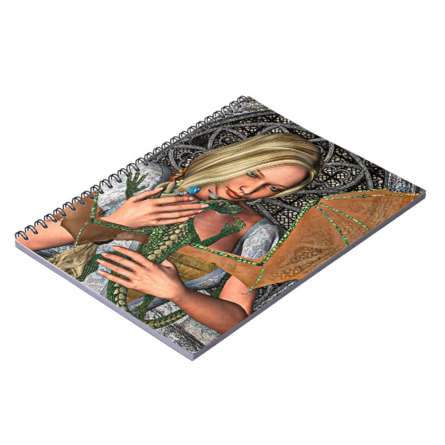 Princess and Dragon Notebook (Left Side)