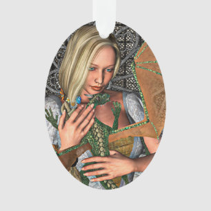 Princess and Dragon Ornament