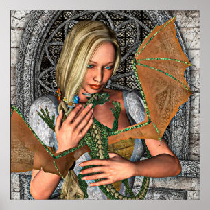 Princess and Dragon Poster