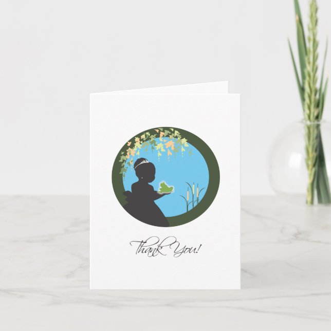 Princess and Frog - Thank You Card (Front)
