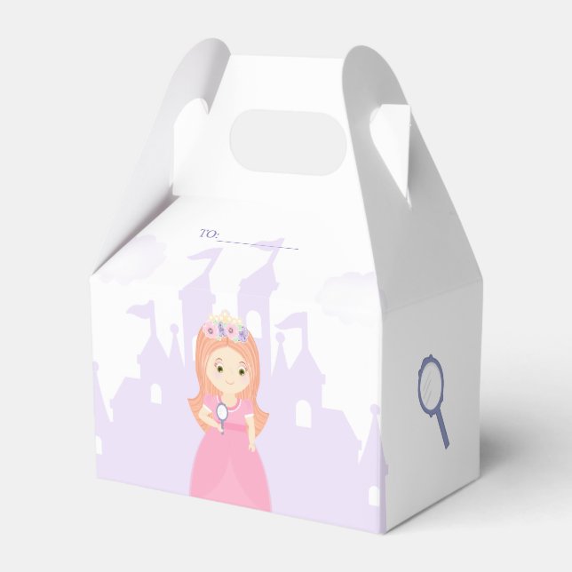 Princess and Her Magical Mirror Favor Box (Front Side)