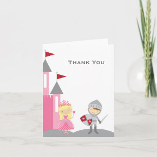 Princess and Knight Note Cards