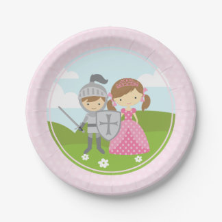Princess and Knight party plates