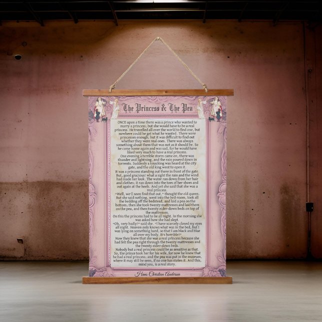  Princess and Pea Story Hans Christian Andersen Hanging Tapestry (Creator Uploaded)