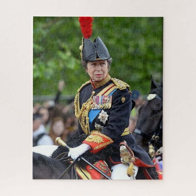 Princess Anne Gold Stick in Waiting @ Coronation Jigsaw Puzzle (Vertical)
