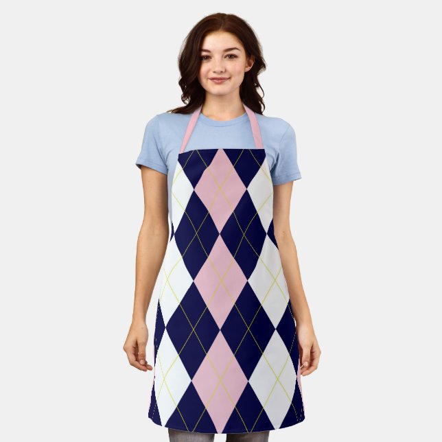 Princess Argyle Apron (Worn)