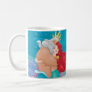 Princess Ariel & King Triton Hug Coffee Mug