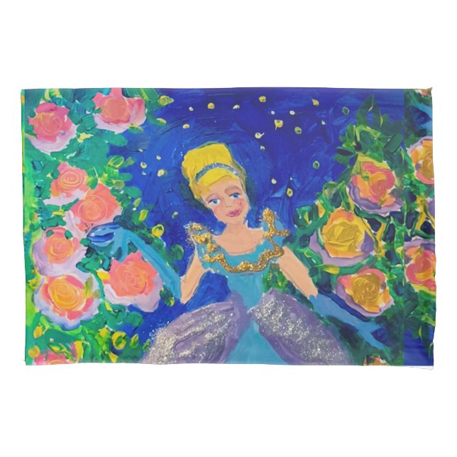Princess "Art by Kids" Pillowcase (Front)