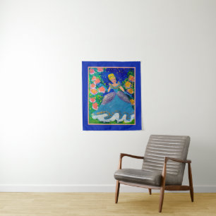 Princess "Art by Kids" Tapestry