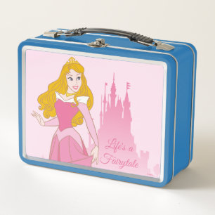 Princess Aurora & Castle Graphic Metal Lunch Box