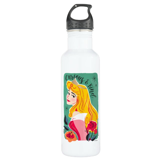 Princess Aurora - Curious & Kind 710 Ml Water Bottle (Front)