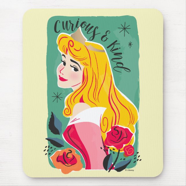 Princess Aurora - Curious & Kind Mouse Pad (Front)