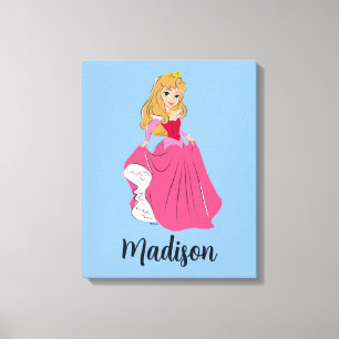 Princess Aurora Pretty in Pink Canvas Print