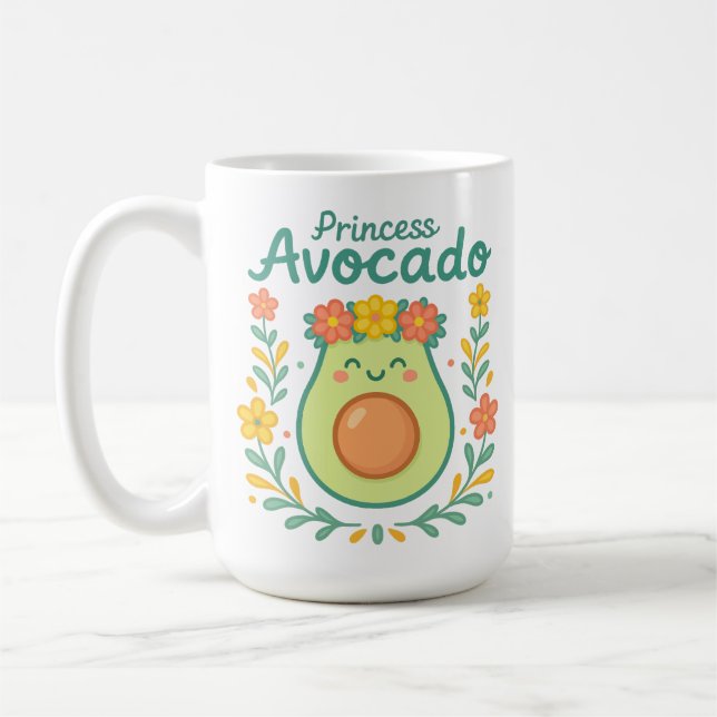 Princess Avocado  Coffee Mug (Left)