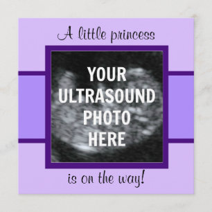 Princess Baby Customized Ultrasound Photo Template